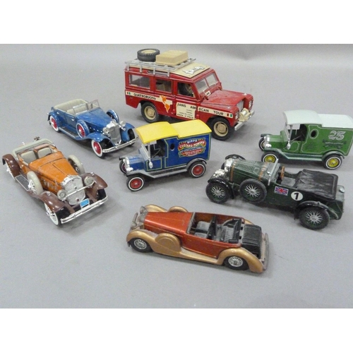 213 - Three Matchbox Models of Yesteryear Lagonda Drophead Coupe, 1912 Ford Model T Bird's Custard Powder ... 