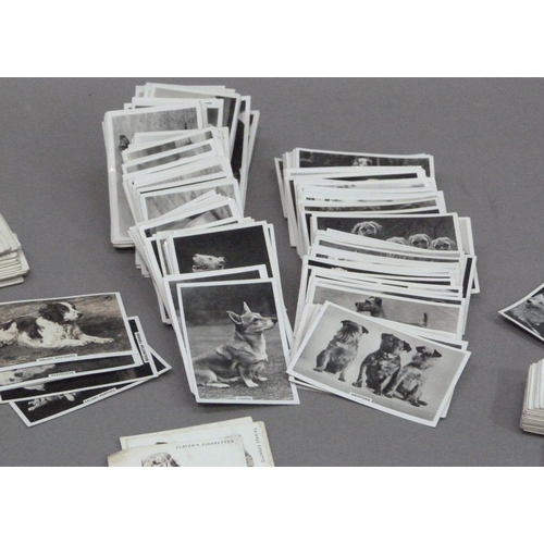 258 - Cigarette cards, black and white photographic, Senior Service 'Dogs', set of 48, and further part se... 