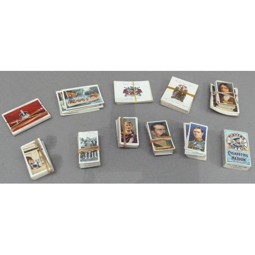 261 - Cigarette cards 
W.D & H.O Wills, The Reign of H.M King George V, Arms of the British Empire, Our Ki... 