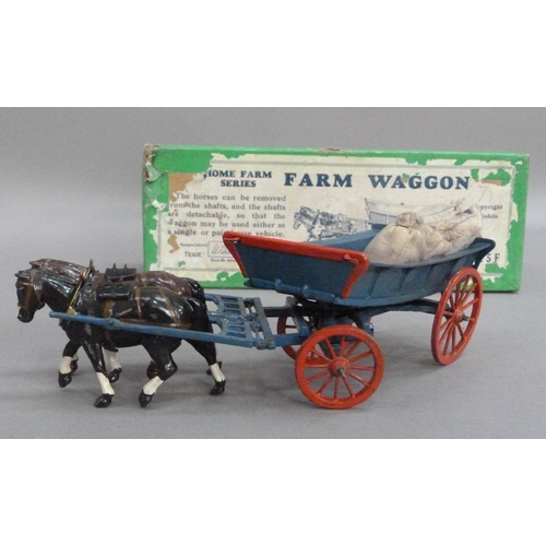 272 - A Britains model Home Farm Series Farm Waggon No 5F in original box