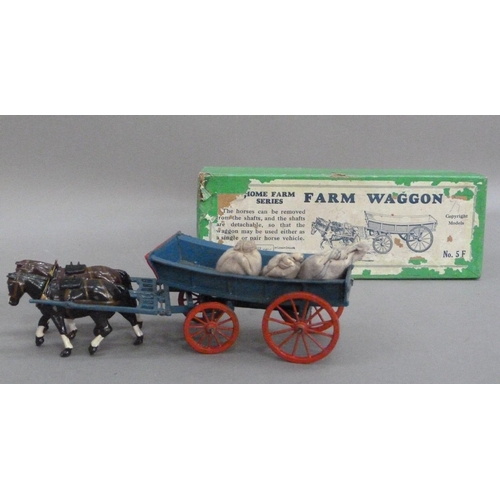 272 - A Britains model Home Farm Series Farm Waggon No 5F in original box