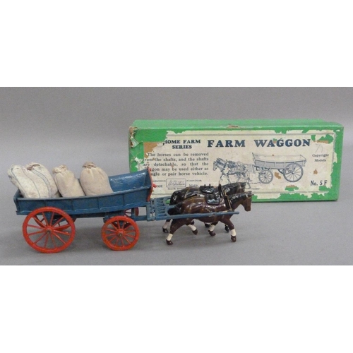 272 - A Britains model Home Farm Series Farm Waggon No 5F in original box