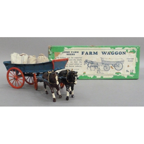 272 - A Britains model Home Farm Series Farm Waggon No 5F in original box