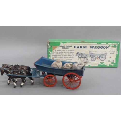 272 - A Britains model Home Farm Series Farm Waggon No 5F in original box