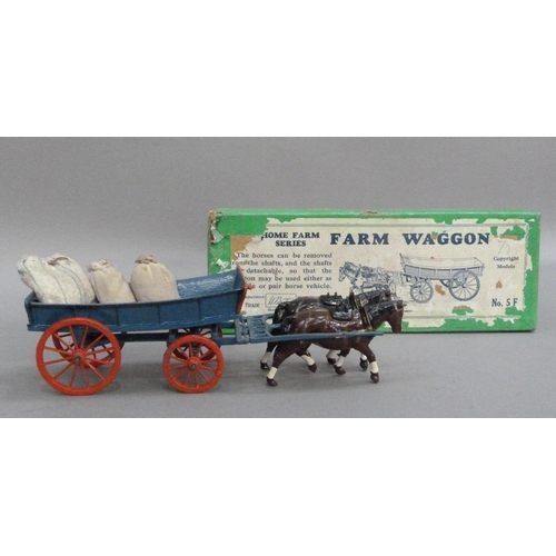 272 - A Britains model Home Farm Series Farm Waggon No 5F in original box