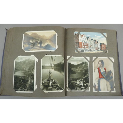 298 - Postcards, an album of colour and monochrome postcards c.1910 to include Raphael Tuck & Sons' M Jacq... 