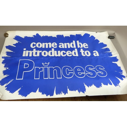 339 - An Austin Princess dealership poster for Austin Morris c.1975 The Princess Challenge - V - Your Fore... 