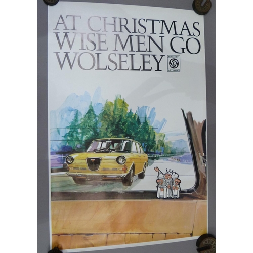 340 - A Wolseley Dealership poster for British Leyland c.1970s and another for Morris, each titles 'At Chr... 