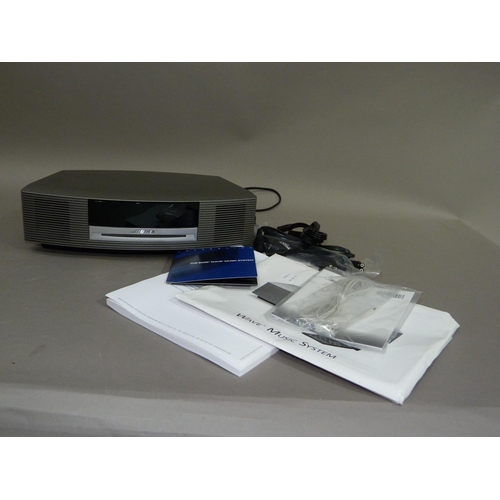 136 - Bose wave CD music system with paperwork