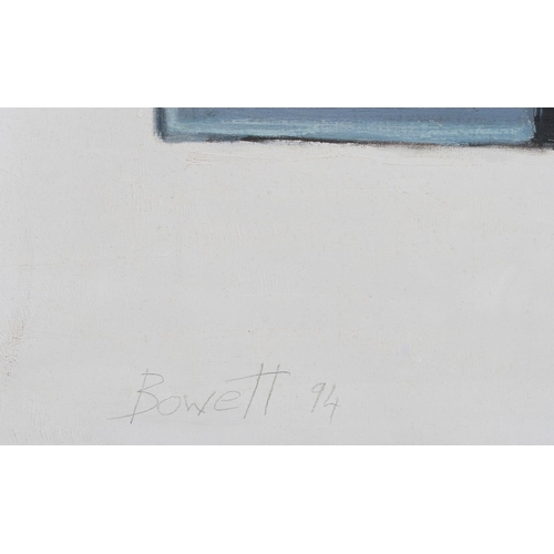 33 - ARR DRUIE BOWETT (British, 1924 -1998), There We Go II, oil on canvas, signed and dated (19)94 to lo... 