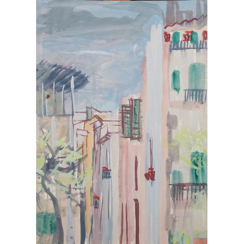 43 - ARR DRUIE BOWETT (1924-1998) Spain, townscapes, watercolour, initialled to lower left, 37cm x 24cm a... 