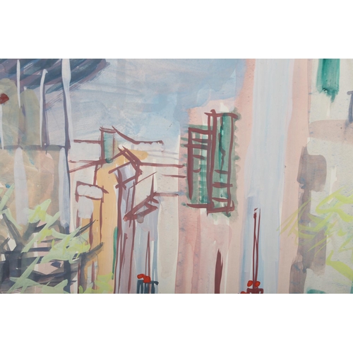 43 - ARR DRUIE BOWETT (1924-1998) Spain, townscapes, watercolour, initialled to lower left, 37cm x 24cm a... 