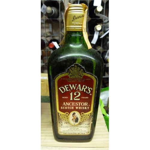 7 - Dewar's Ancestor Scotch Whisky, Aged 12 years, 40%, 75cl, 1 bottle, label fair, capsule intact, leve... 