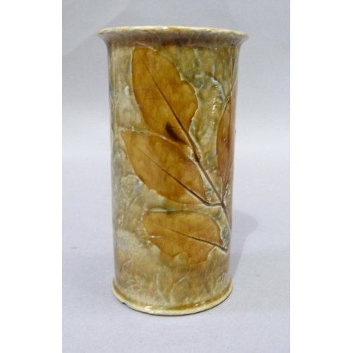 6 - A Royal Doulton vase, cylindrical or similar decoration, impressed number x8531g 8353, 15cm