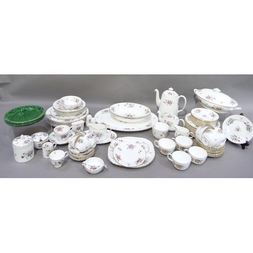 80 - An extensive Minton china tea coffee and dinner service of Marlow pattern comprising coffee pot, fiv... 