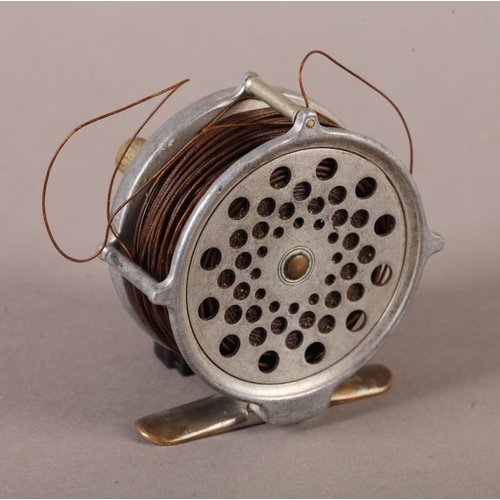 Fishing: Hardy Brothers Ltd, a Duplicated Mark II alumin Trout fly reel,  Pat Nos 24245 and 9261, 2