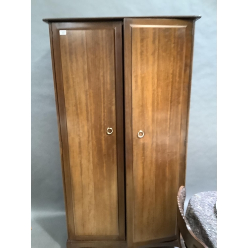 177 - A Stag Minstrel two door wardrobe, 97cm wide by 176cm high