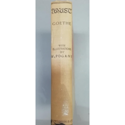 158 - Faust by Goethe, with illustrations by Willie Pogany, published Hutchinson & Co, London