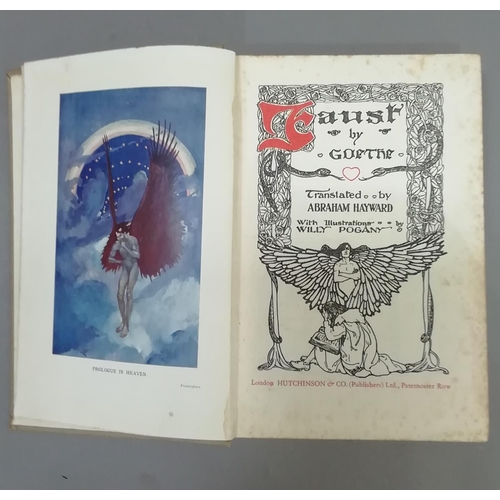 158 - Faust by Goethe, with illustrations by Willie Pogany, published Hutchinson & Co, London