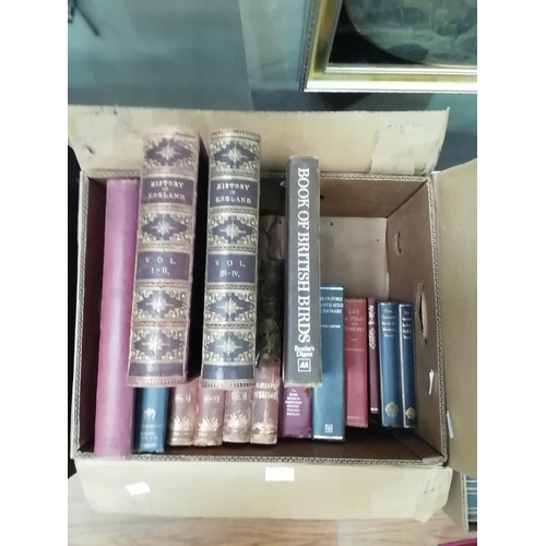 182 - Two boxes of books, mixed titles, housekeeping, novels, Uncle Remus colour illustrations, four recen... 