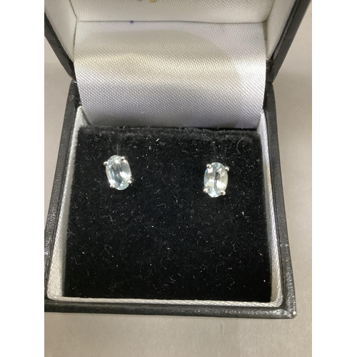 245 - A collection of stud earrings