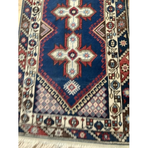 370 - A North West Afghanistan rug, 183cm x 81cm