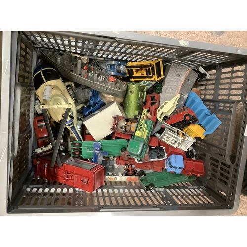 62 - A quantity of die cast and other vehicles, play worn