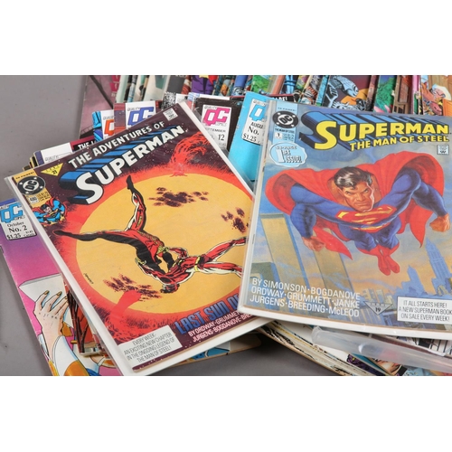 20 - A collection of DC comics to include The Adventures of Superman (issue 480 July 1991), Superman Man ... 