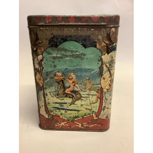 8 - An early 20th century Mustard and Barco printed tin for Moss, Rimmington & Co, the square tin printe... 