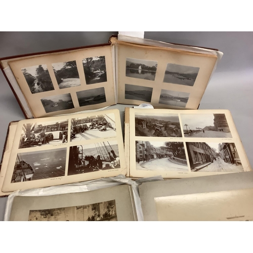 28 - Canada Tour c.1914, an album of photographs including on board the passenger ship, the streets of Qu... 