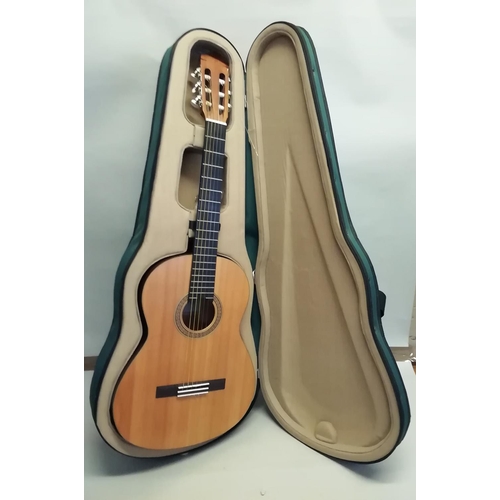 43 - A Yamaha nylon string classical guitar, Model No. CG-101MS, including fitted case, excellent conditi... 