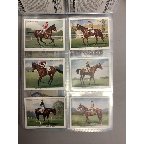 36 - Cigarette cards: seven sets, Wills Racehorses and Jockeys (40), Morris Captain Blood (25), Morris Ho... 