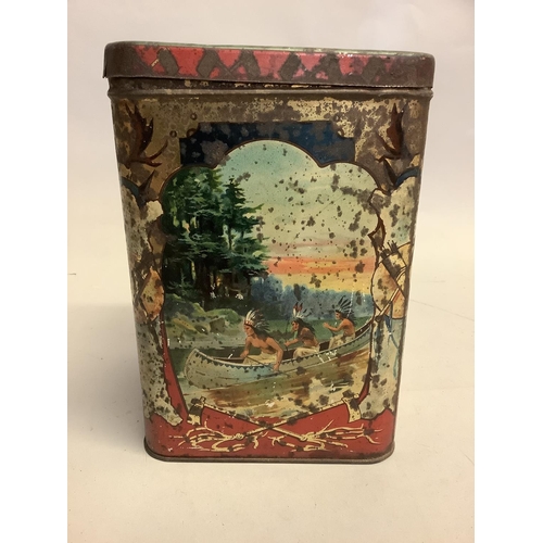 8 - An early 20th century Mustard and Barco printed tin for Moss, Rimmington & Co, the square tin printe... 