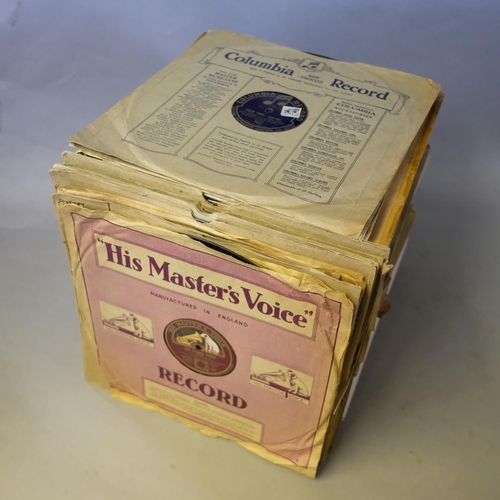 86 - A quantity of 78rpm 12” operatic and orchestral recordings, along with a number of Royal commemorati... 