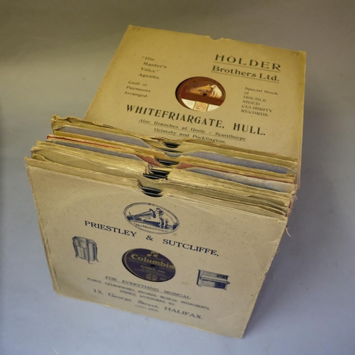 118 - Early 20th Classical, choral and theatrical 78rpm 12” recordings including The Sunshine Girl, Pirate... 