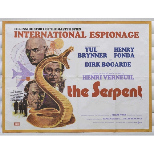 127 - The Serpent, starring Yul Brynner, Henry Fonda and Dirk Bogarde, 1973, original 30