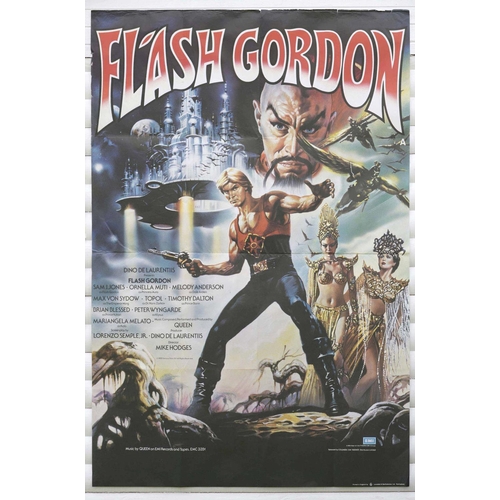 132 - Flash Gordon starring Sam J Jones, Ornella Muti and Melody Anderson, 1980, original 60