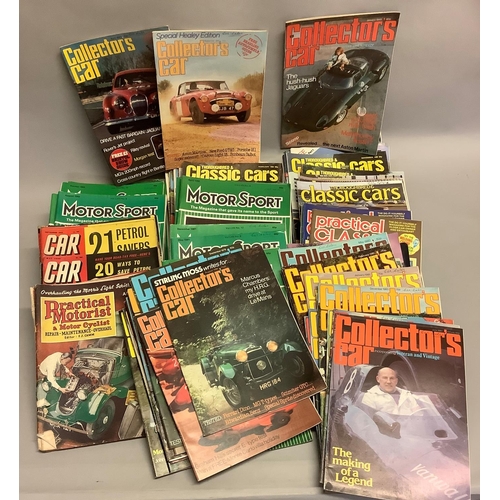 187 - A collection of motoring magazines, ranging from 50's to 80's, including Practical Motorist, Practic... 