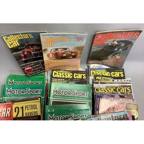 187 - A collection of motoring magazines, ranging from 50's to 80's, including Practical Motorist, Practic... 