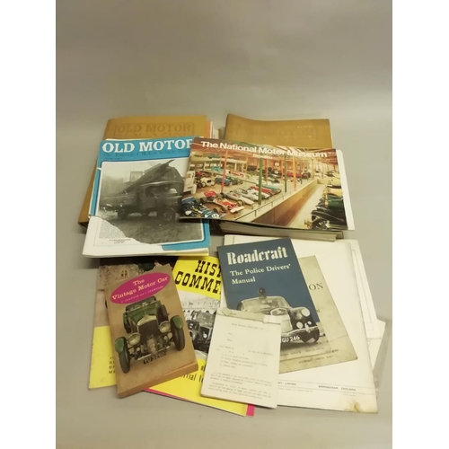 188 - A collection of motoring pamphlets and programmes to include The National Motor Museum Beaulieu (197... 