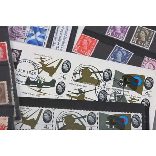 376 - Plastic folder with large collection of unused mint Hitler related postage stamps plus a collection ... 