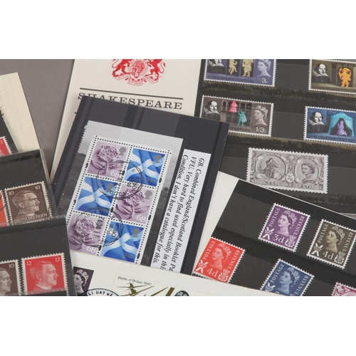 376 - Plastic folder with large collection of unused mint Hitler related postage stamps plus a collection ... 