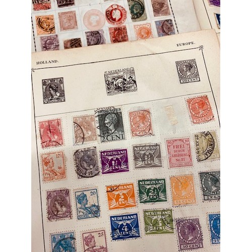 383 - Five World stamp albums - mainly used hinged and mounted - wide range of stamps late 19th century on... 