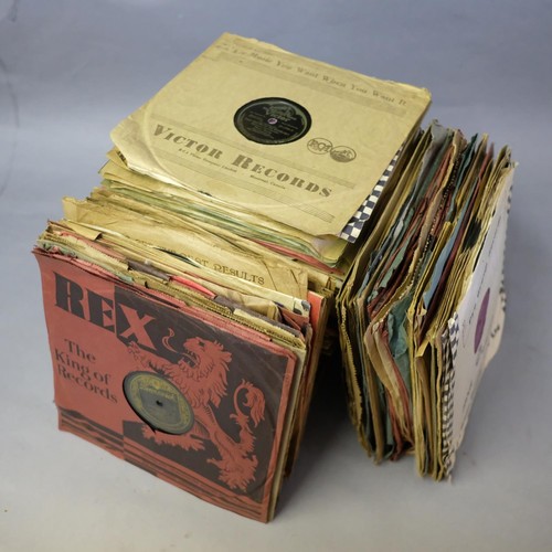 89 - A quantity of light orchestral, jazz and vocal 78rpm 10” recordings, including an original soundtrac... 