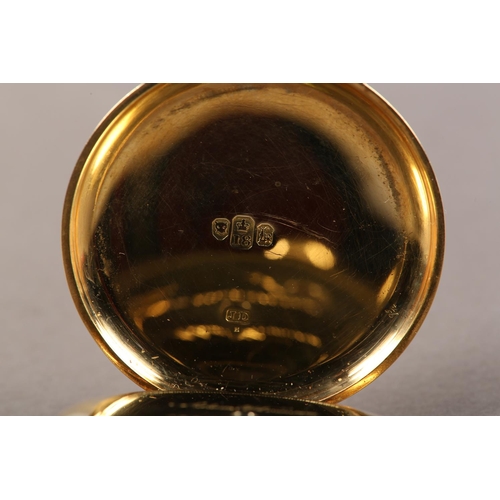 434 - A VICTORIAN POCKET WATCH by Adam Thomson New Bond Street London in an open faced 18ct gold case, dup... 