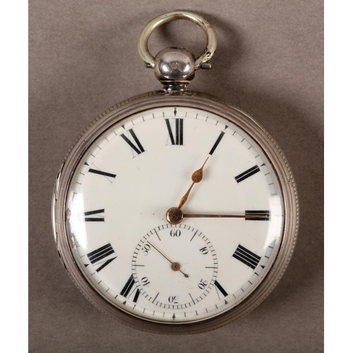 435 - A GEORGE IV POCKET WATCH by T & R Noble Union Street Bath, cylinder movement no. 6214 with steel bal... 