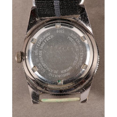 423 - A LIMIT GENTLEMAN'S AQUA GUARD AUTOMATIC DATE WRISTWATCH c.1975 in a chromed case with stainless ste... 