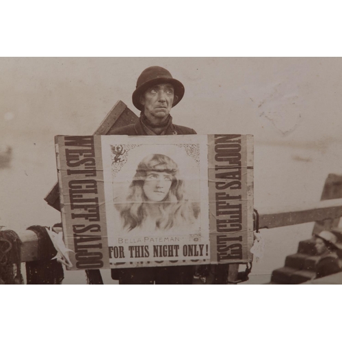 10 - FRANK MEADOW SUTCLIFFE (1853-1941), Dicky Martin, the Whitby sandwich-board man advertising 'Bella P... 