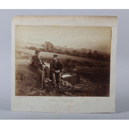 13 - FRANK MEADOW SUTCLIFFE (1853-1941), Willy Wedgewood passing the time of day with a fellow journeyman... 