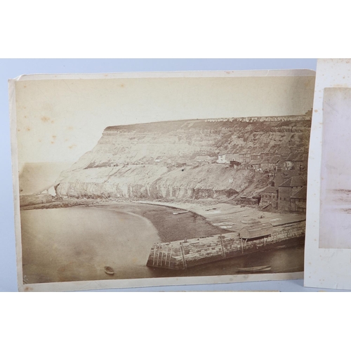 16 - FRANK MEADOW SUTCLIFFE (1853-1941), Whitby cliff top graveyard overlooking Collier Hope sands and Bu... 